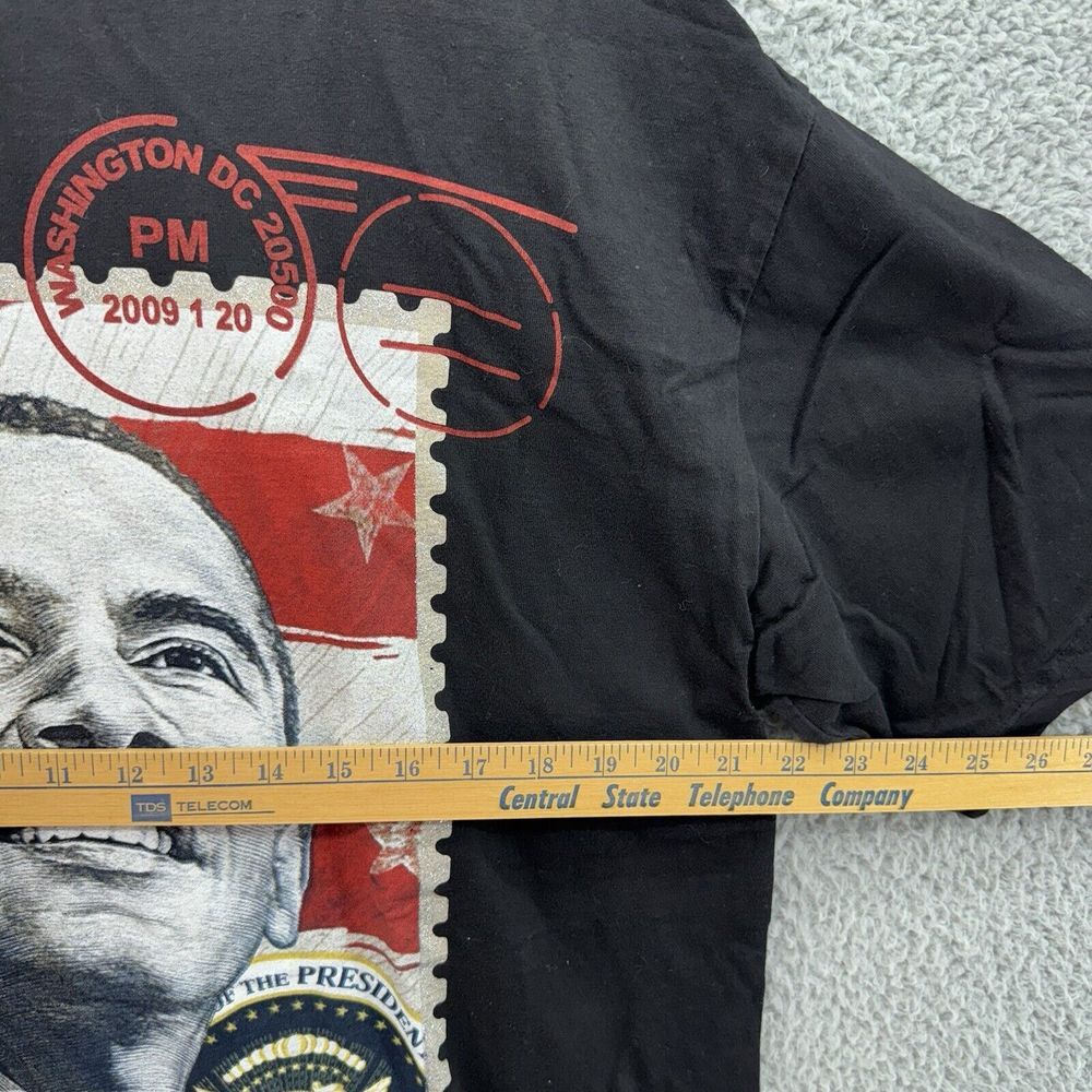 President Barack Obama 2009 Washington D.C. T-Shirt Mens 2XL Black Short Sleeve - Picture 5 of 8